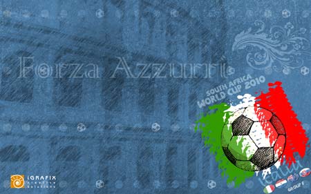 World Cup 2010 - Wallpaper Italy