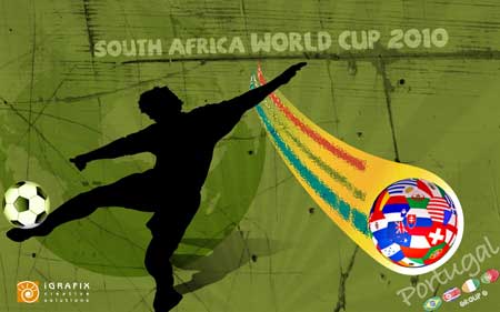 World Cup 2010 - Wallpaper Portugal
